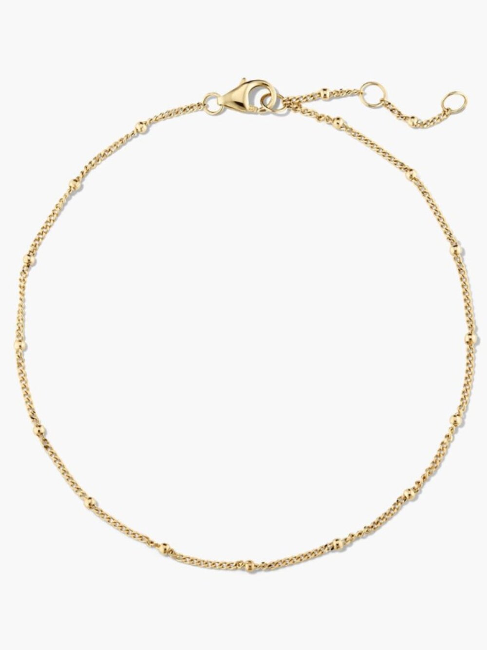 Meijuri Gold Spheres Chain Bracelet